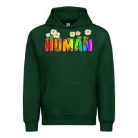 Forest Green human Urban Hoodie - HRA Design Shop