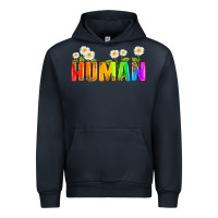 Navy human Urban Hoodie - HRA Design Shop