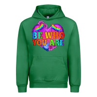 Emerald be who you are Urban Hoodie - HRA Design Shop