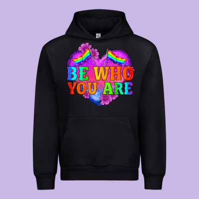 Be Who You Are Urban Hoodie Designed By Hra Design Shop