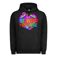 Pigment Black be who you are Urban Hoodie - HRA Design Shop