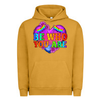 Pigment Peanut Butter be who you are Urban Hoodie - HRA Design Shop