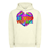 Pigment Pistachio be who you are Urban Hoodie - HRA Design Shop