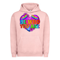 Pigment Salmon be who you are Urban Hoodie - HRA Design Shop