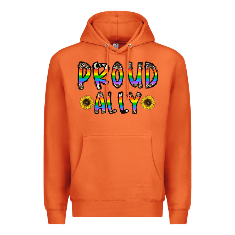 Proud Ally Premium Hoodie by CowhideDigitalArt | Teevron