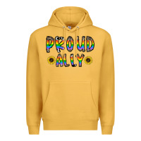 Mustard proud ally Premium Hoodie - CowhideDigitalArt