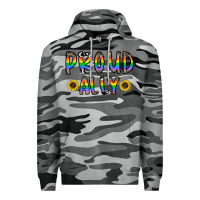 Slate Camo proud ally Premium Hoodie - CowhideDigitalArt