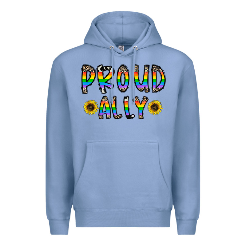 Proud Ally Premium Hoodie by CowhideDigitalArt | Teevron