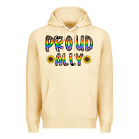 Pina Colada proud ally Premium Hoodie - CowhideDigitalArt