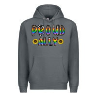 Rock proud ally Premium Hoodie - CowhideDigitalArt