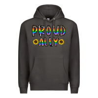 Smoke proud ally Premium Hoodie - CowhideDigitalArt