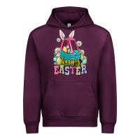 Mauve Wine Happy Easter toddler car Urban Hoodie - OliviaCreatesArt