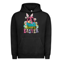 Pigment Black Happy Easter toddler car Urban Hoodie - OliviaCreatesArt