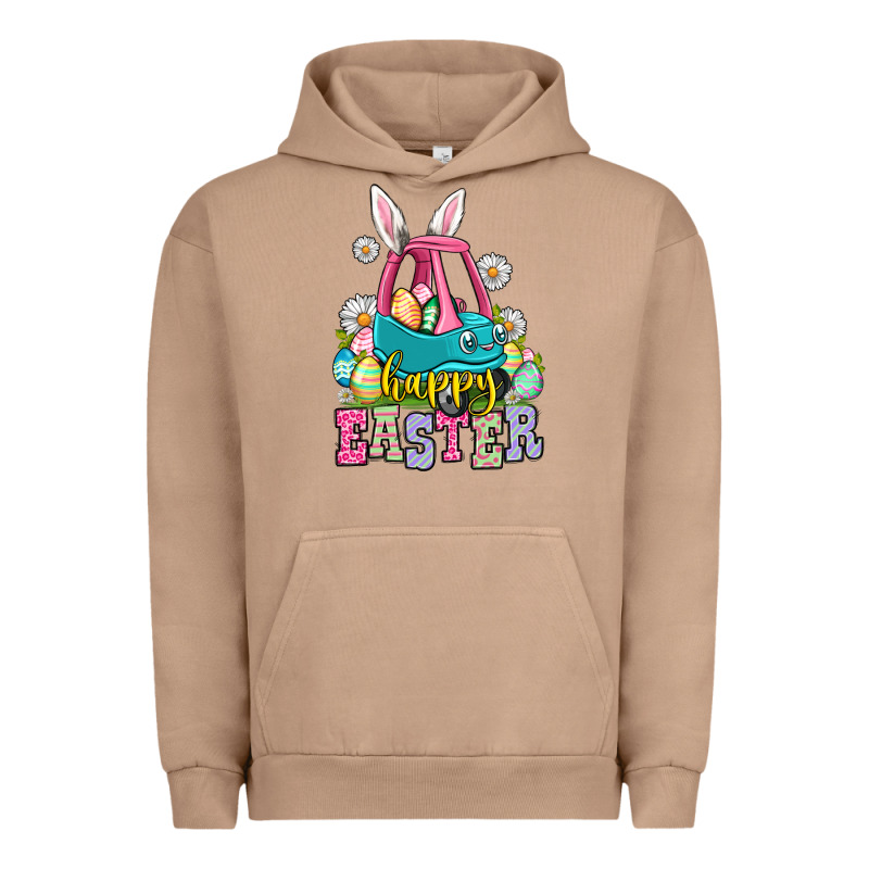 Happy Easter Toddler Car Urban Hoodie by OliviaCreatesArt | Teevron