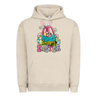 Pigment French Oak Happy Easter toddler car Urban Hoodie - OliviaCreatesArt
