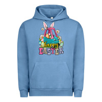 Pigment Pebble Blue Happy Easter toddler car Urban Hoodie - OliviaCreatesArt