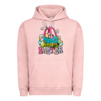 Pigment Salmon Happy Easter toddler car Urban Hoodie - OliviaCreatesArt