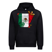 Black mexica oklahama Urban Hoodie - CowhideDigitalArt
