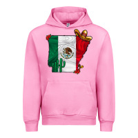 Fuchsia Pink mexica oklahama Urban Hoodie - CowhideDigitalArt