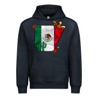 Navy mexica oklahama Urban Hoodie - CowhideDigitalArt