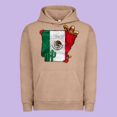 Mexica Oklahama Urban Hoodie Designed By Cowhidedigitalart