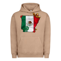 Pigment Burro mexica oklahama Urban Hoodie - CowhideDigitalArt