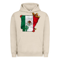 Pigment French Oak mexica oklahama Urban Hoodie - CowhideDigitalArt