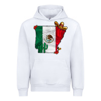 White mexica oklahama Urban Hoodie - CowhideDigitalArt