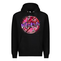 Black mama valentine Premium Hoodie - RacoonDesign