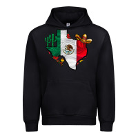 Black mexica texas Urban Hoodie - CowhideDigitalArt
