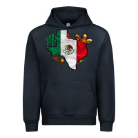 Navy mexica texas Urban Hoodie - CowhideDigitalArt