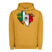 Pigment Peanut Butter mexica texas Urban Hoodie - CowhideDigitalArt
