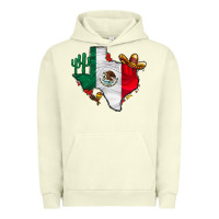 Pigment Pistachio mexica texas Urban Hoodie - CowhideDigitalArt
