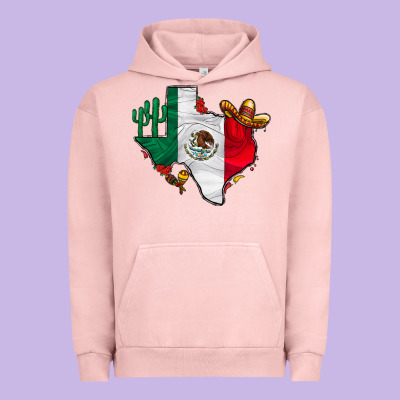 Mexica Texas Urban Hoodie Designed By Cowhidedigitalart