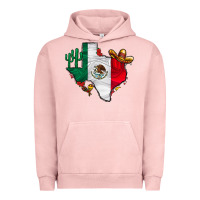 Pigment Salmon mexica texas Urban Hoodie - CowhideDigitalArt