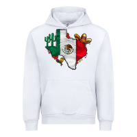 White mexica texas Urban Hoodie - CowhideDigitalArt
