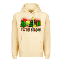 Pina Colada tis the season christmas with tennis ball and tree cookie Premium Hoodie - FaDigitalArtStudio