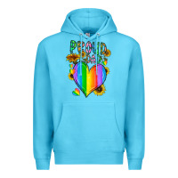 Ocean Blue proud dad love Premium Hoodie - CowhideDigitalArt