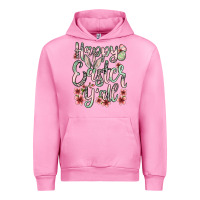 Fuchsia Pink Easter Day Happy Easter y'all Urban Hoodie - OliviaCreatesArt