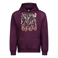 Mauve Wine Easter Day Happy Easter y'all Urban Hoodie - OliviaCreatesArt