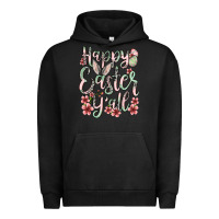 Pigment Black Easter Day Happy Easter y'all Urban Hoodie - OliviaCreatesArt