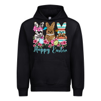 Black Happy Easter western peeps Urban Hoodie - OliviaCreatesArt