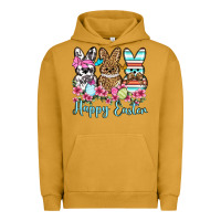 Pigment Peanut Butter Happy Easter western peeps Urban Hoodie - OliviaCreatesArt