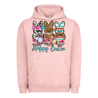 Pigment Salmon Happy Easter western peeps Urban Hoodie - OliviaCreatesArt