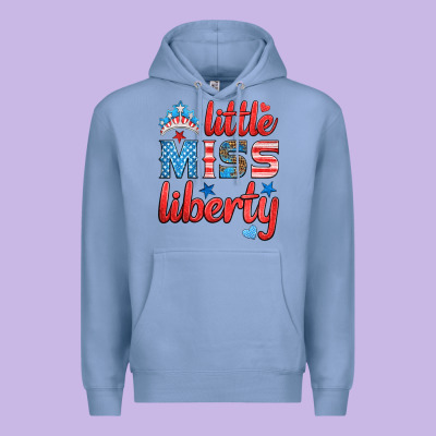 Little Miss Liberty Premium Hoodie Designed By Hra Design Shop