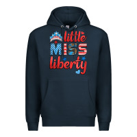 Navy little miss liberty Premium Hoodie - HRA Design Shop