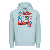 Blue Mist little miss liberty Premium Hoodie - HRA Design Shop