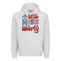 Dove Grey little miss liberty Premium Hoodie - HRA Design Shop