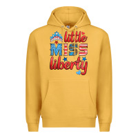 Mustard little miss liberty Premium Hoodie - HRA Design Shop