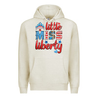 Oatmeal Heather little miss liberty Premium Hoodie - HRA Design Shop